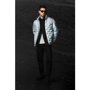 AVVA Erkek Siyah Klasik Bel Pamuklu Eskitme Yıkamalı Roma Crop Slim Fit Jean Pantolon