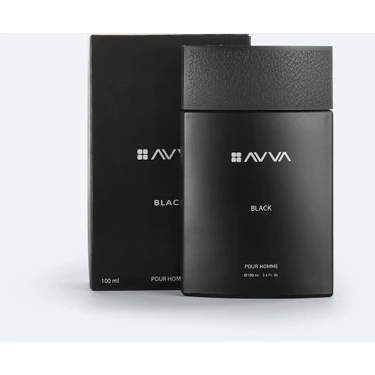 AVVA Erkek Black Hediye Kutulu Parfüm 100 ml