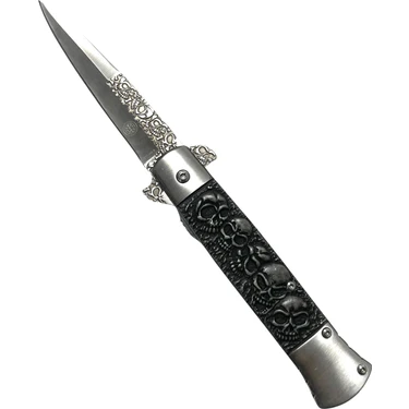 Vex Outdoor Swat Yarı Otomatik Siyah Kurukafa Kabze Kemer Klipsli Outdoor