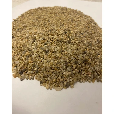 Doğal Sarı Silis Kumu Akvaryum Kumu 2-3 mm Boyutunda 5