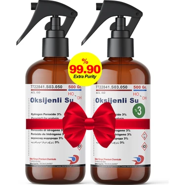 Dolar Kimya Oksijenli Su %3 Sprey Başlıklı - 1 kg (2x0.50 kg Hidrojen