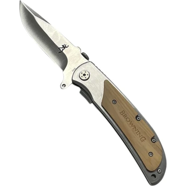 Vex Outdoor Browning Yarı Otomatik Ahşap Kabzeli Kemer Klipsli 23CM Outdoor