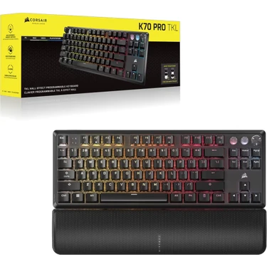 Corsair K70 PRO TKL パームレストなし Corsair Corsaır K70 Pro Tkl High-Performance Hall Effect Fiyatı