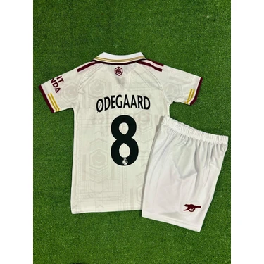 BySportakus Arsenal 2025/26 Yeni Sezon Martin Ødegaard Deplasman Çocuk Forması