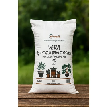 MF Botanik Vera-Mix İç Mekan Bitki Toprağı – Organik – Hızlı Köklenme – Haşere İçermez – 10
