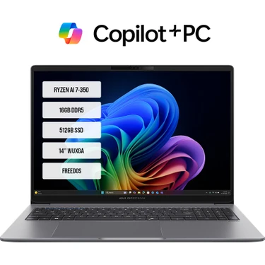Asus ExpertBook P3 PM3406CKA-LY0056 Ryzen AI 7-350 16GB DDR5 Fiyatı