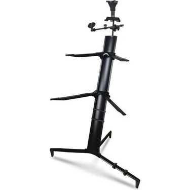 Driton Ds-19 Siyah Profesyonel Mikrofon ve Tablet Standlı Çift Katlı Ultimate Org Standı
