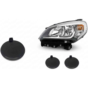 Doblo 4 Far Toz Kapağı Takımı 3x