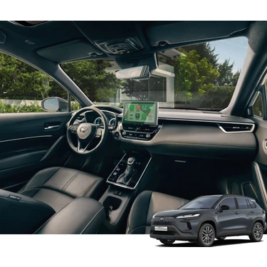 CraftShield Toyota Corolla Cross (2022-2025) Uyumlu 10.5" Multimedya 9h Nano Ekran