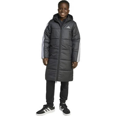 Adidas Siyah Kız Çocuk Mont JW2484 J Long