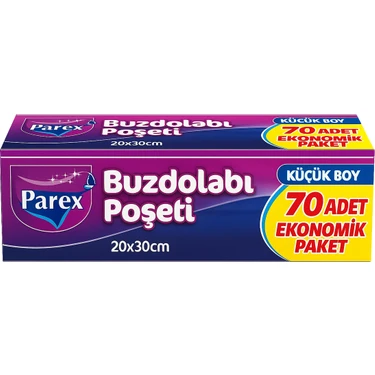 Parex 70’li Buzdolabı Poşeti Küçük Boy 20 x 30