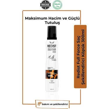 Redist Milk Therapy Bakım Köpüğü 200 ml |Nemlendirici ve Yumuşatıcı