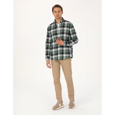 Pierre Cardin Erkek Bej Slim Fit Jean Pantolon