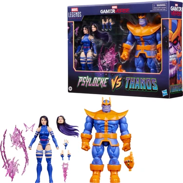 Marvel Legends Gamerverse Psylocke Vs Thanos (Retro Video Fiyatı