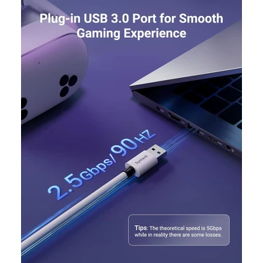Syntech 5 M USB 3.0 Şarj ve Bağlantı Kablosu – Meta Quest Fiyatı