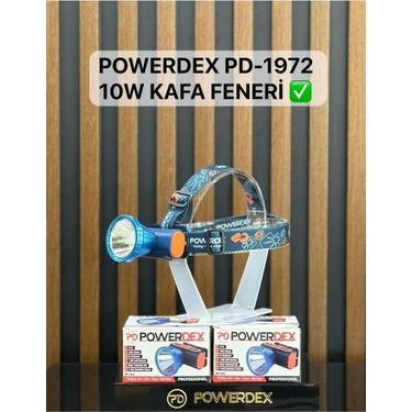 Powerdex PD-1972 Profesyonel Kafa Lambası | 10W – 1000 Lümen Fiyatı