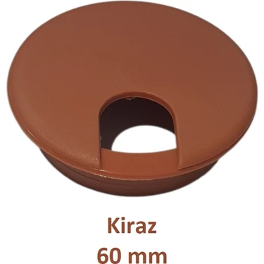 Adilon Masa Üstü Kablo Kanalı Deliği Kapağı, Kiraz, Masa Kapağı, 6