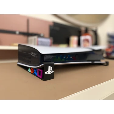 Merada Playstation 5 Pro ve Slim Yatay Stand Nostaljik Tasarım (Dijital