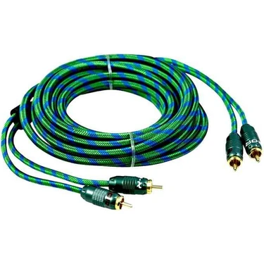 For-x 2RCA Anfi Kablo 5 Metre Bakır X-1122G Konser ve DJ Fiyatı