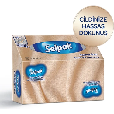 Selpak El ve Yüz Havlusu Kaşmir Özlü Kutulu 80