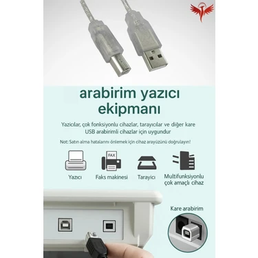 Oratek Epson 103 L3252 1.5 Metre Yazıcı Kablosu - USB A To B Fiyatı