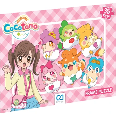 Ca Games Cocotama Frame Puzzle - 35 Parça - Karışık Desen Fiyatı