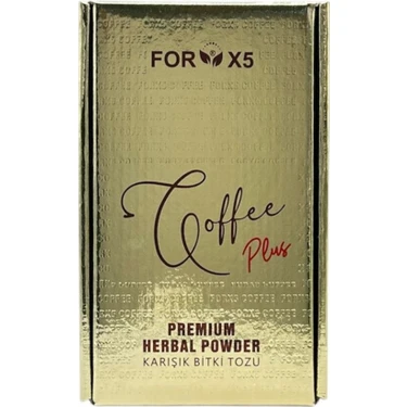 Forx5 Coffee Plus Bitkisel Kahve Karışımı-Kilo Kontrolüne