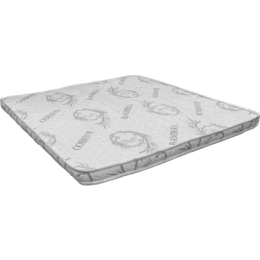 Lia Bebek Yatak 120 x 120 cm Düz Desenli 5 cm Kalınlığında Bamboo Kumaş ile Konforlu
