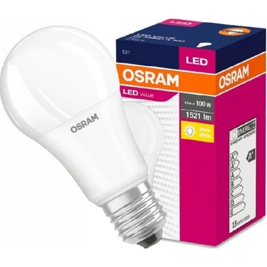Osram LED 13W 2700K 1521LM E27 Duy Sarı Işık