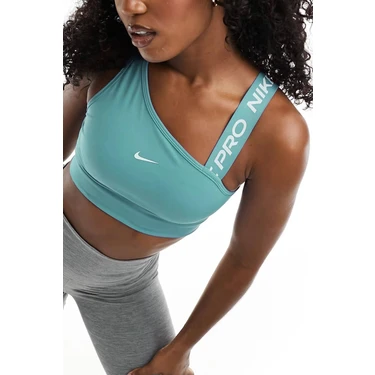 Nike Pro Swoosh Asymmetrical Women's Medium-Support Padded Sports Bra Kadın Antrenman Sporcu