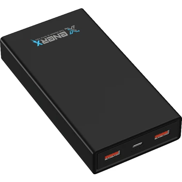 Enerx ENR-P20C 20.000 mAh Hızlı Powerbank (2,1 A) – Çift Çıkış,