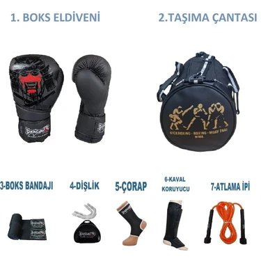 DragonDo Gifttoom, Kıck Boks Sporcu Çantalı Antrenman Seti Fiyatı
