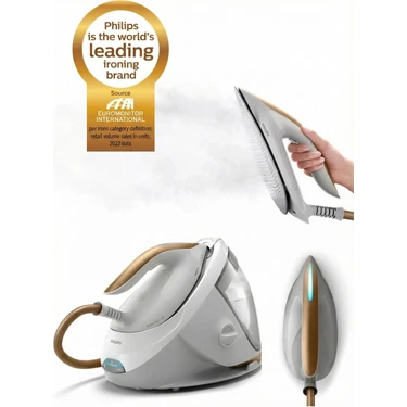 Philips Perfectcare 7000 Serisi 8 Bar Basınçlı Otomatik Isı Ayarlı Buhar Kazanlı Ütü - Steamglide