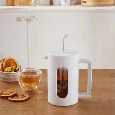 Karaca Leya French Press Beyaz 800
