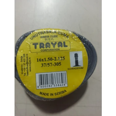 Trayal Iç Lastik 16X1,50/2,125 Av