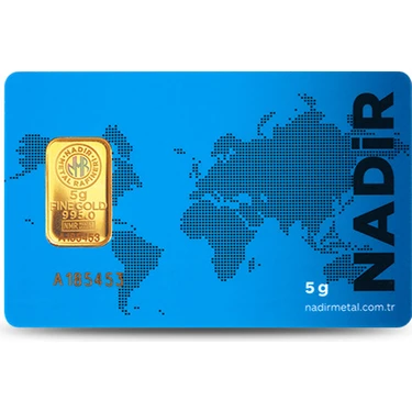 Nadir Gold 24 Ayar Külçe Gram Altın 5 Gr.  - Aynı Gün