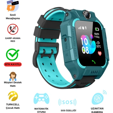 Jetzu Uz 2g Akıllı Çocuk Saati Sim Kartlı ve Sesli