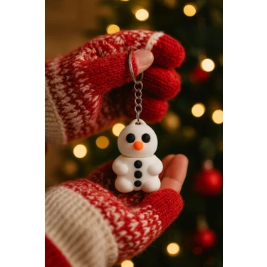 Flexilab Creative Kardan Adam 3D Baskı Sevimli Plastik Fiyatı