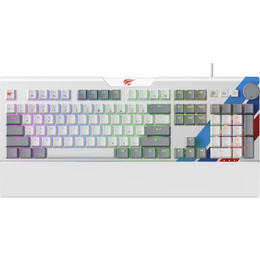 Havit Gamenote KB898L Pro Rgb Mekanik Oyuncu Klavye – Rgb, Full-Key Rollover, Ses Tekeri, Bilek