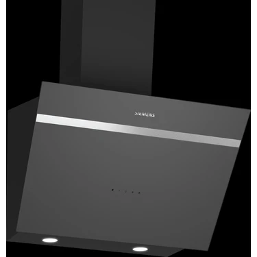 Siemens LC66KPJ70T IQ300 Duvar Tipi Davlumbaz 60 cm Şeffaf Gri Baskılı