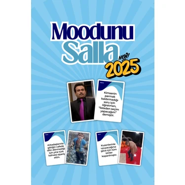 4koma Moodunu Salla - Komik Eğlenceli Kutu Oyunu - Arkadaş Grubu Aile Parti Yılbaşı - Mood Kart
