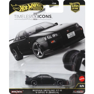 Hot Wheels TIMELESS ICONS チェイス　GT-R Hot Wheels Premium Car Culture Timeless Icons Nissan Skyline Fiyatı