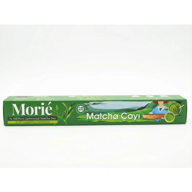 Morié Tea %100 Saf Seremoni (Ceremonial) Matcha Kapsülü - Nespresso Uyumlu Premium Matcha Çayı (10