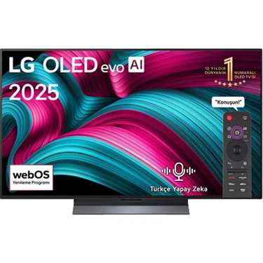 LG OLED48C54LA 48'' 121 Ekran Uydu Alıcılı 4K Ultra HD webOS OLED