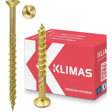 Kmwht Havşa Başlı Torx Ahşap Vidası - 3,5X50 mm | 400’LÜ Paket – Profesyonel Ahşap Montaj