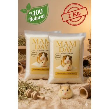 Mam Day Premium Kemirgen Tuvalet Kumu (Chinchilla, Ginepig, Hamster ) 2