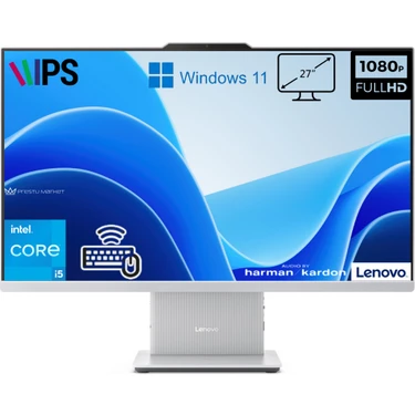Lenovo Ideacentre Aıo Intel Core I5 13420H 16GB Ram 2tb SSD 27" Fhd WIN11 All In One Bilgisayar