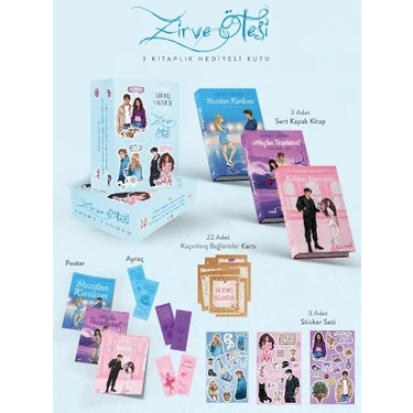 İndigo Kitap Zirve Ötesi Serisi (3 Kitap Set) (Ciltli - Kutulu) - Adora