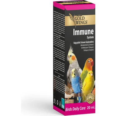 Gold Wings Immune Kuşlar İçin Enfeksiyon Önleyici Yem Katkısı 20