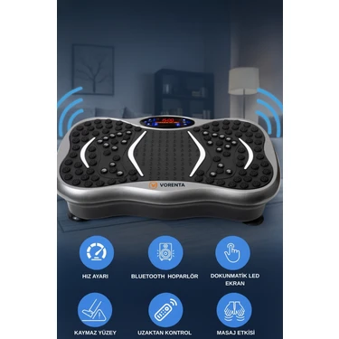Fit Plus Yüksek Titreşimli 5 Programlı Spor Kondisyon Aleti ve Egzersiz